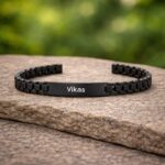 Personalized Stainless Steel Name Bracelet for Men – Premium Stylish Chain