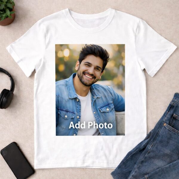 Custom Printed White T-Shirt