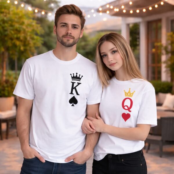 Couple King & Queen Matching T-Shirts