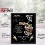 Personalized Birthday Photo Calendar Frame – Custom Date, Photos & Message - Image 2